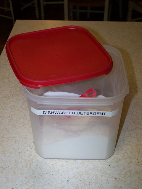 Homemade Dishwasher Detergent