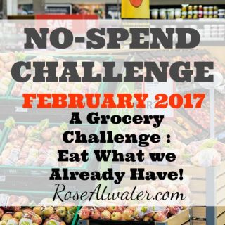 No-Spend Grocery Challenge {February 2017}
